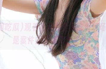 观看热闹的全网吃瓜现场，真是案件办理得又快又妙。